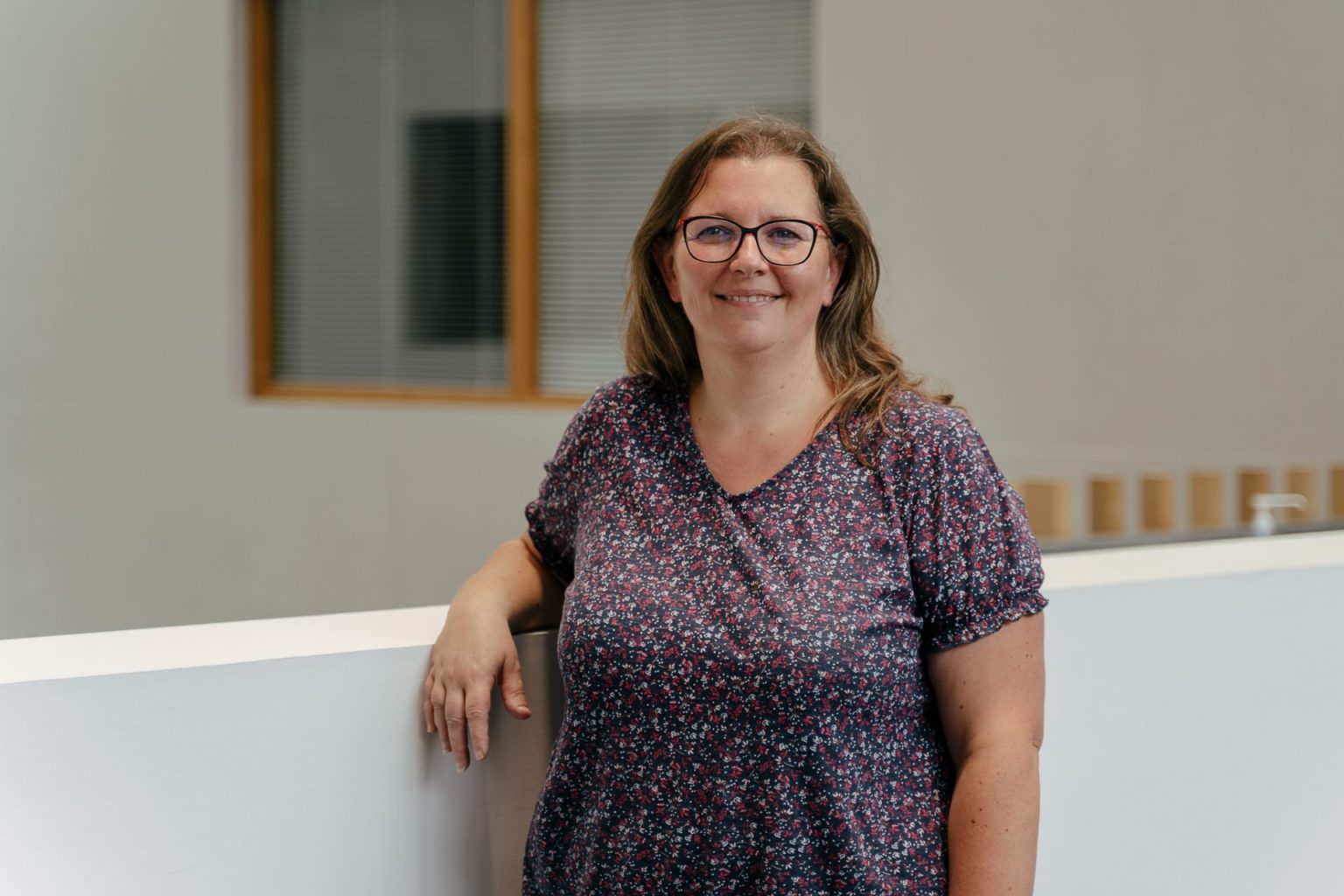 Portrait d'une femme souriante