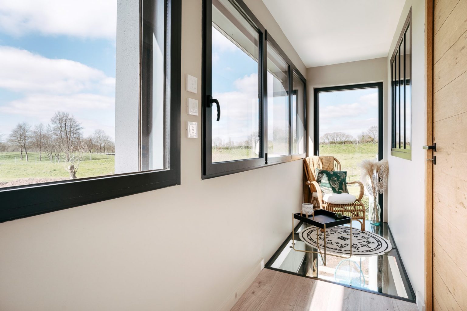 Photographie immobilière Vannes, photo du coin lecture