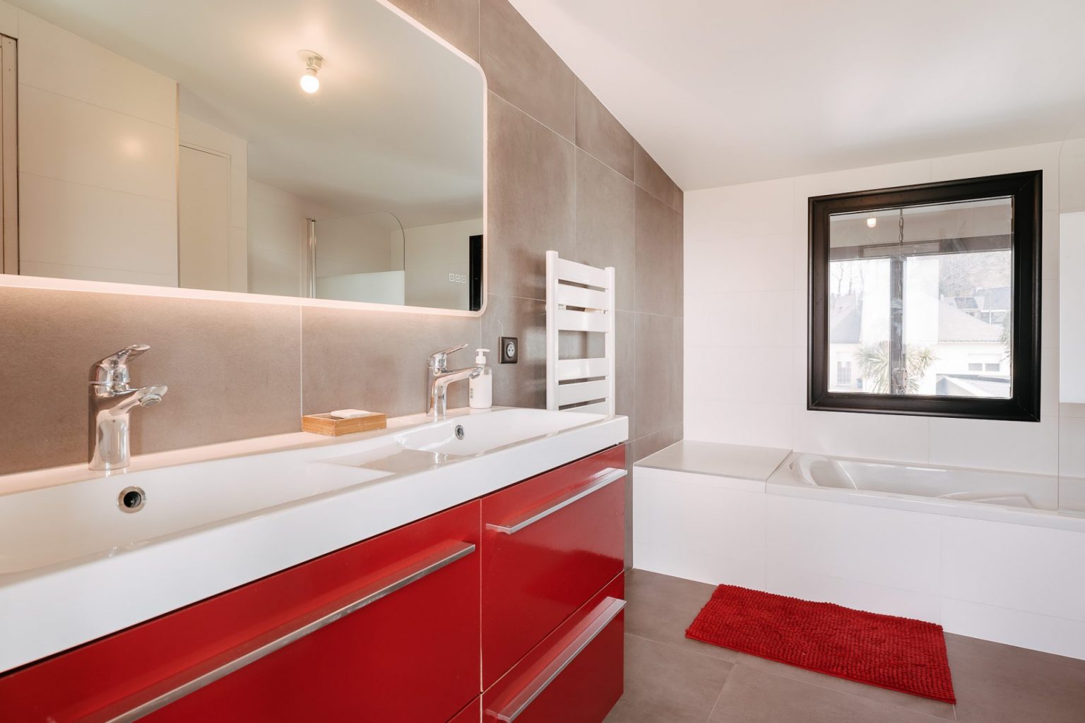 Photographie immobilière Vannes, photo de salle de bain