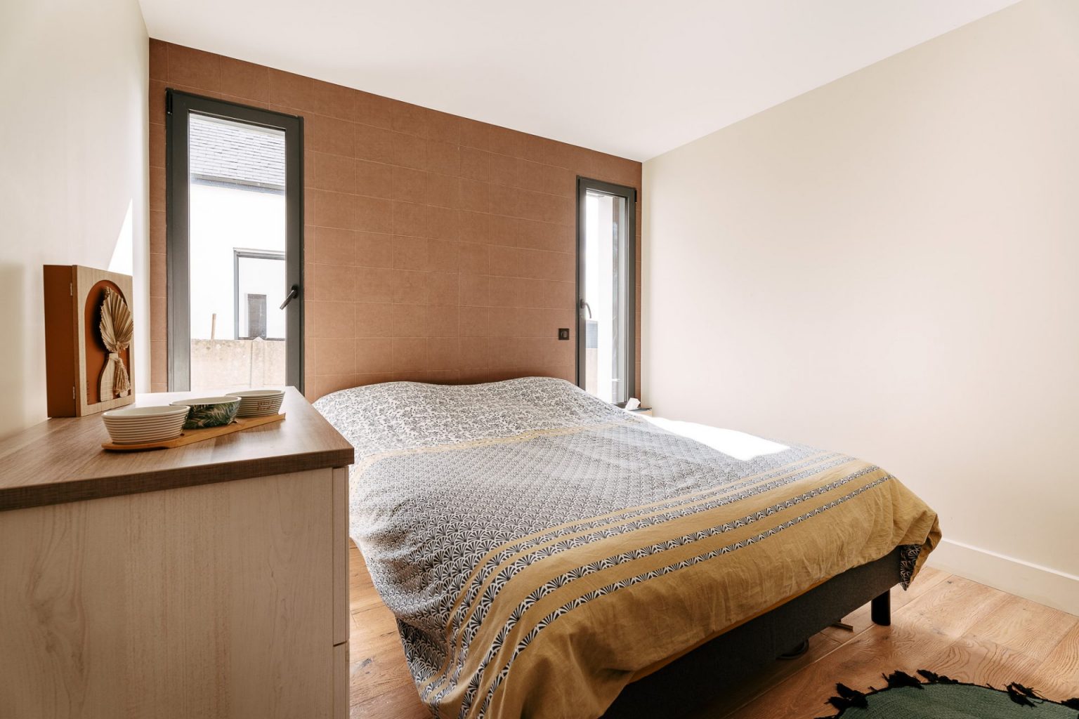 Photographie immobilière Vannes, photo de la chambre parentale